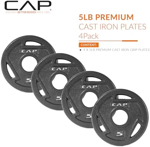 CAP Barbell 2-Inch Olympic Grip Weight Plate | Multiple Options