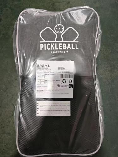BAGAIL Pickleball Paddles, USAPA Approved Fiberglass Surface Pickleball Set, Lightweight Pickle Ball Rackets with 4 Balls, 1 Bag, Designed in California for Traction and Stability