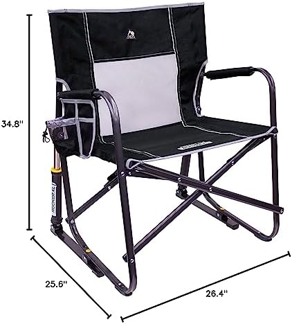 GCI OUTDOOR Freestyle Rocker XL Portable Folding Rocking Chair and Outdoor Camping Chair