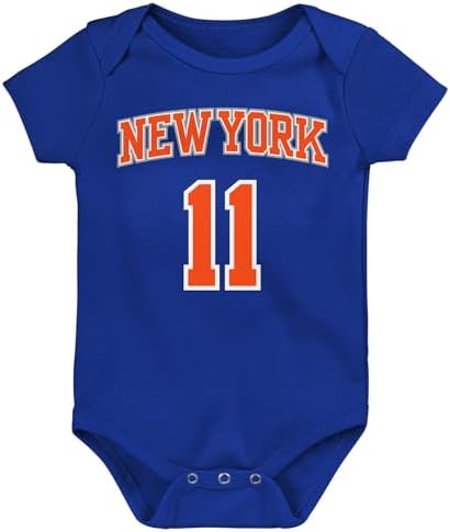 Outerstuff NBA Newborn & Infants 0-24 Official Player Name & Number Jersey Creeper Romper