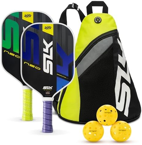 Selkirk Sport Pickleball Paddles Set of 2 | Designed in The USA | Choose The SLK Neo Graphite, SLK Neo Fiberglass Pickleball Set or SLK Atlas Pickleball Bundle