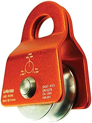 Fusion Climb Ekat Micro Aluminum Side Swing Pulley, Backyard Zipline, Trolley
