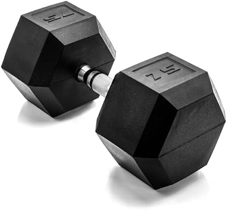 CAP Barbell Coated Hex Dumbbell Weight | Multiple Options