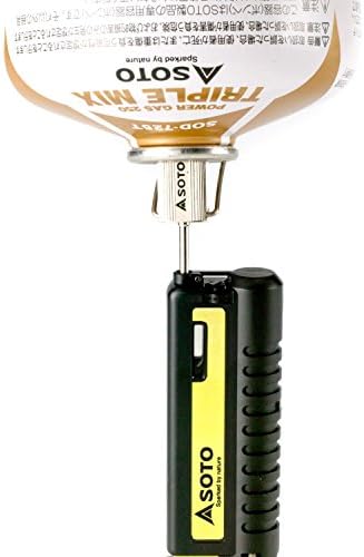 SOTO Pocket Torch - Refillable Extended Torch Lighter with Telescoping Burner Head, Electronic Ignition, Strong Wind-Resistant Butane Lighter for Candles, Grill, BBQ, Camping, Shipped Empty