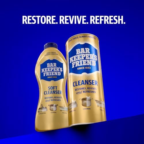 Bar Keepers Friend Powder Multipurpose Cleaner & Polisher, 12 Oz, 2 Pack