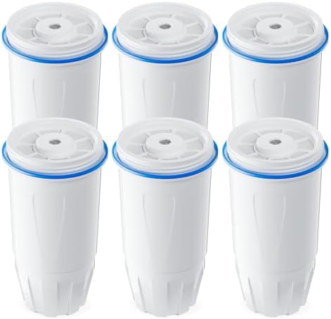 BOGDA 6 Pack Water Filter Replacement Zero, 5-Stage Compatible with Zero Pitcher and Dispenser, Fit for Zero Filter Water Replacement Filters and ZR-001 ZR-017 ZR-004