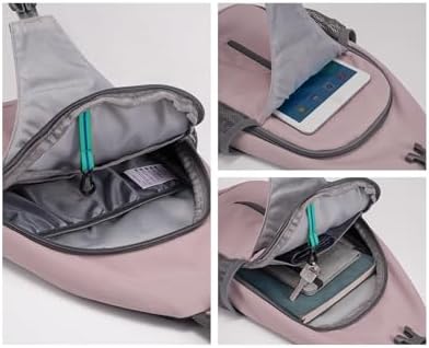 WATERFLY Crossbody Sling Backpack Sling Bag Travel Hiking Chest Bag Daypack