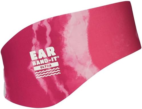 Earvolution Ear Band-It Ultra Swimming Headband for Kids and Adults - Invented by Ear, Nose, and Throat Physician - Custom Anti-Slip Grip Neoprene Maximizes Protection, 12 Color Options, 3 Sizes