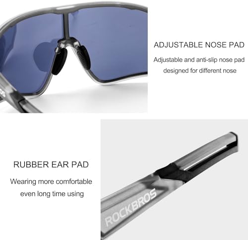 ROCKBROS Polarized Sunglasses UV Protection for Women Men Cycling Sunglasses