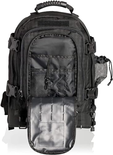 Expandable 40-64L Military Tactical Backpack 3 Day Bag Hiking Gym Sport Camping