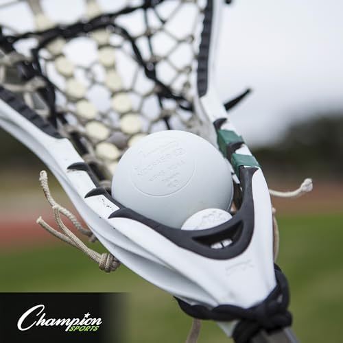 Champion Sports Lacrosse Balls: Official Size Sporting Goods Equipment for Professional, College & Grade School Games, Practices & Recreation - NCAA, NFHS and SEI Certified