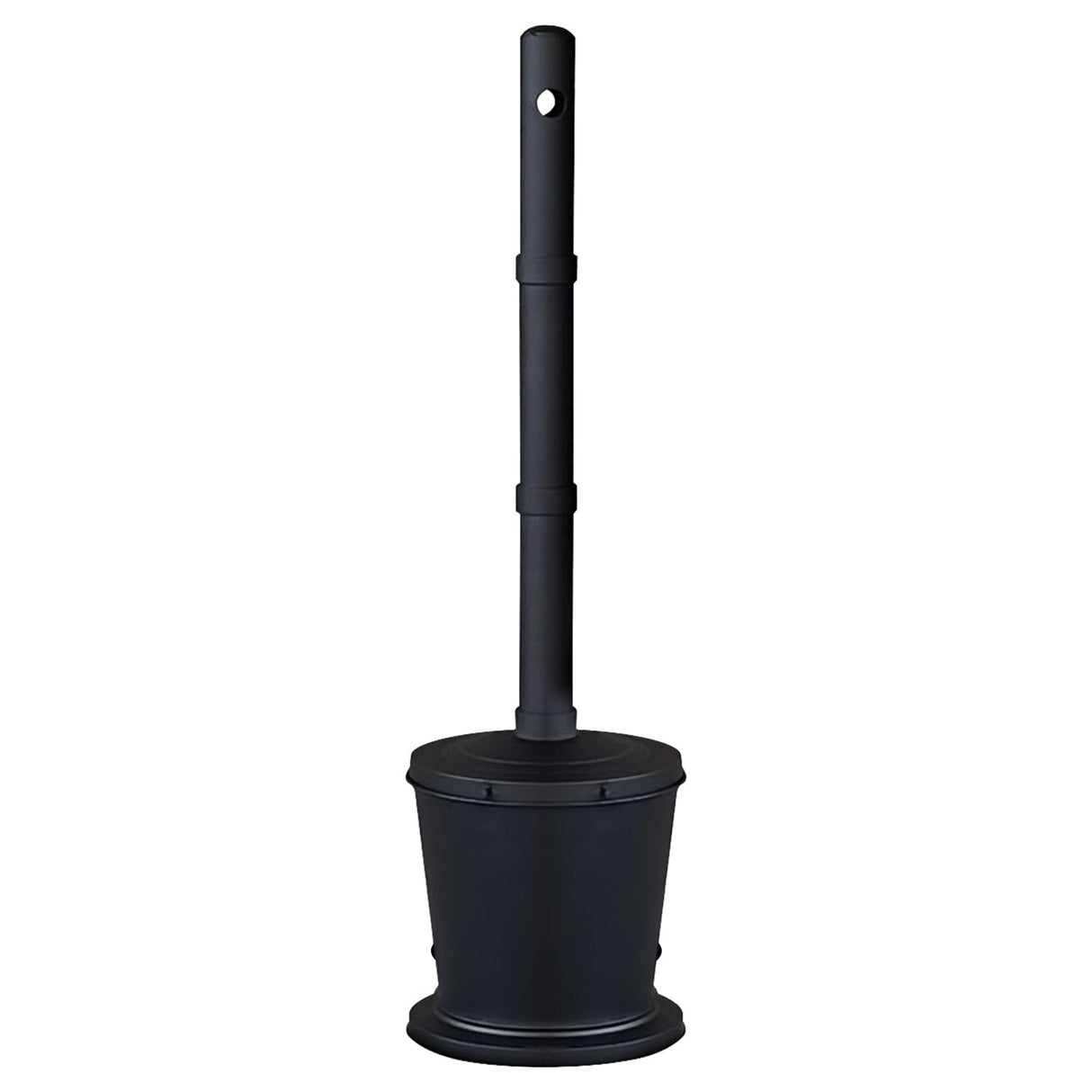 Carver’s Olde Iron Galvanized Steel Outdoor Cigarette Butt Disposal, Metal Receptacle for Commercial Use (36″ Height, 4 Gallon capacity, Black)
