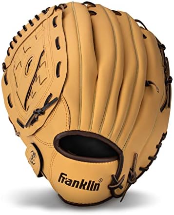 Franklin Sports Baseball + Softball Gloves - Field Master Adult + Youth Baseball + Softball Gloves - Right Hand + Left Hand Gloves - Infield + Outfield Mitts - Multiple Sizes + Colors