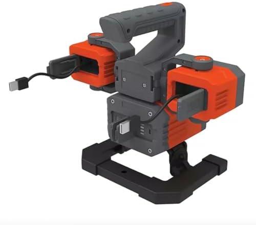 2000 Lumens Rechargeable LED Work Light and Spotlight, 4 Adjustable Lamps.