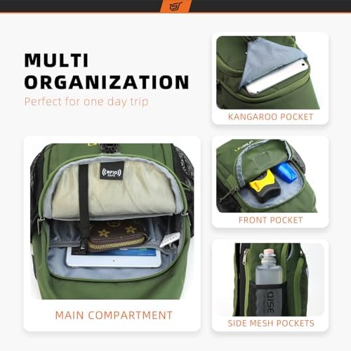 SKYSPER Sling Bag RFID Crossbody Sling Backpack Cross Body Shoulder Bag Travel Hiking Daypack for Women Men