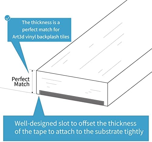 Art3d 30 Ft Peel and Stick Flexible Vinyl Molding Trim for Wall Tile Edges, Kitchen backsplash, Mirrior Frame in Mirror in White