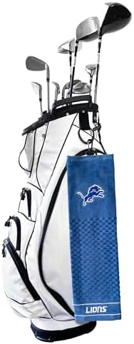 Team Golf NFL Embroidered Golf Towel, Checkered Scrubber Design, Embroidered Logo