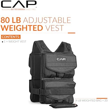 CAP Barbell Adjustable Weighted Vest | Various Sizes