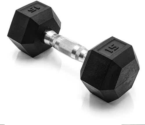 CAP Barbell Coated Hex Dumbbell Weight | Multiple Options