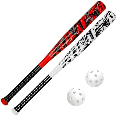 Bat & Ball Set - Graffiti Plastic Bat & Ball Homerun Set- David Ortiz Backyard Baseball Set for Youth, Kids, Teenagers, Adults
