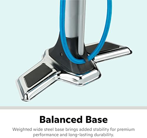 Schwinn Basic and Air Center Floor Bike Pump, Up to 120 Max PSI, Dual Head Fits Schrader and Presta Valve Types, Easy-to-Carry Portable and Convenient Design, Bicycle Essentials for Easy Road Riding