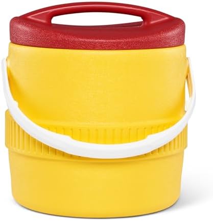 Igloo 385-431 400 Series Coolers, 3 gal, Red/Yellow