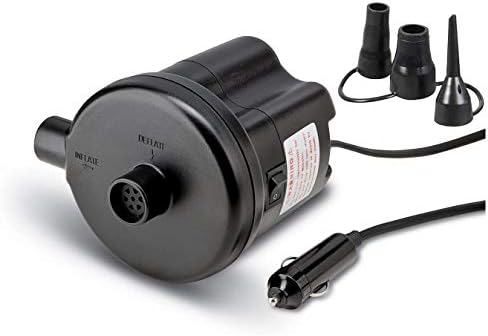 Pittman Outdoors AirBedz Inflatable PVC Rear Seat Air Mattress, Black - Mid-Size Fits Jeeps, Car, SUV’s & Mid-Size Trucks, Comes with Portable DC Air Pump