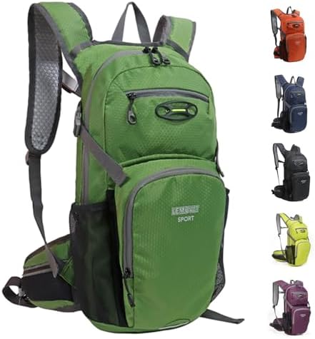Hiking Daypack Waterproof Biking Backpack 15L Lightweight Durable Backpack for Ski Snowboarding Running MTB Cycling
