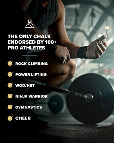 Friction Labs Premium Sports Chalk for Rock Climbing, Weight Lifting, Gymnastics, Tennis & More