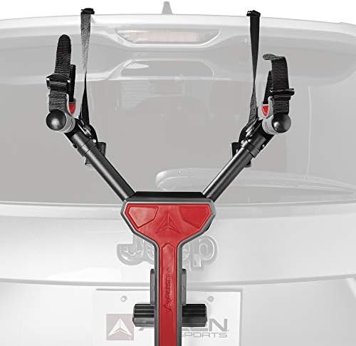 Allen Sports Ultra Compact Folding 1-Bike Trunk Mount Rack, Model MT1-B, Gray powder coated