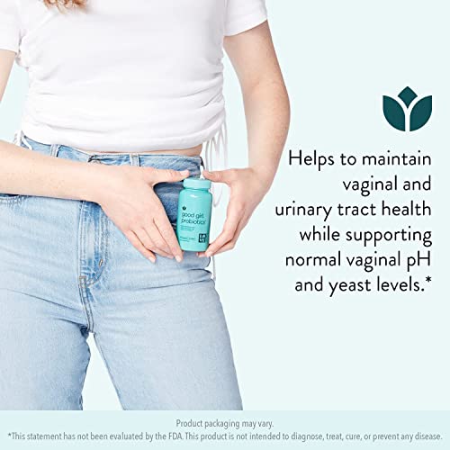 Love Wellness Vaginal Probiotics for Women, Good Girl Probiotics | pH Balance Supplement for Feminine Health with Prebiotics | Urinary Tract Health for Vaginal Odor & Flora | 60 Count (Pack of 1)