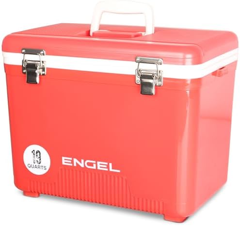 Engel 19qt Leak-Proof, Air Tight, Drybox Cooler and Small Hard Shell Lunchbox for Men and Women