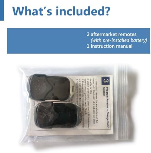 2 for Liftmaster Chamberlain Craftsman Garage Door Opener Remote Keychain 890max