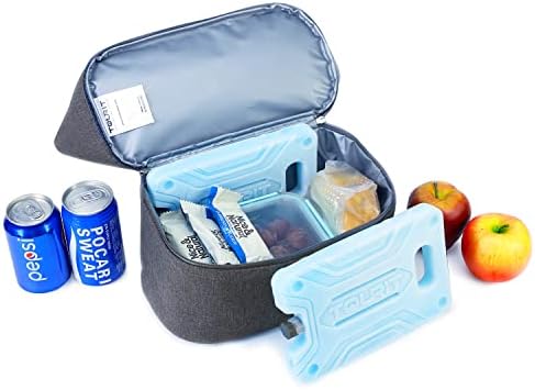 TOURIT Ice Pack for Lunch Box-8.75” x 5.5”-Reusable Long Lasting for Lunch and Cooler Bag-Camping, Beach, Picnics, Fishing and More