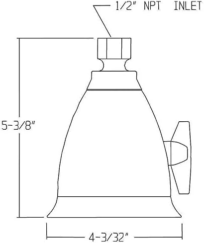 Speakman S-2005-HB-BC Hotel Anystream High Pressure 2.5 GPM Adjustable Shower Head, Brushed Chrome