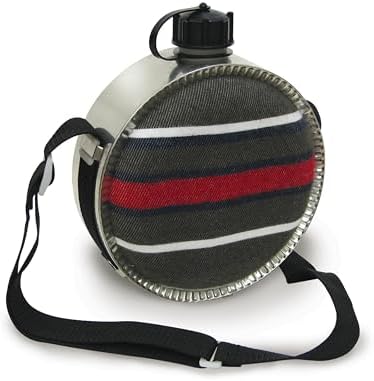 Stansport Blanket Canteen - 4 Quarts (290), Black