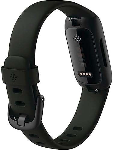 Fitbit Inspire 3 Health &-Fitness-Tracker with Stress Management, Workout Intensity, Sleep Tracking, 24/7 Heart Rate and more, Midnight Zen/Black One Size (S & L Bands Included)