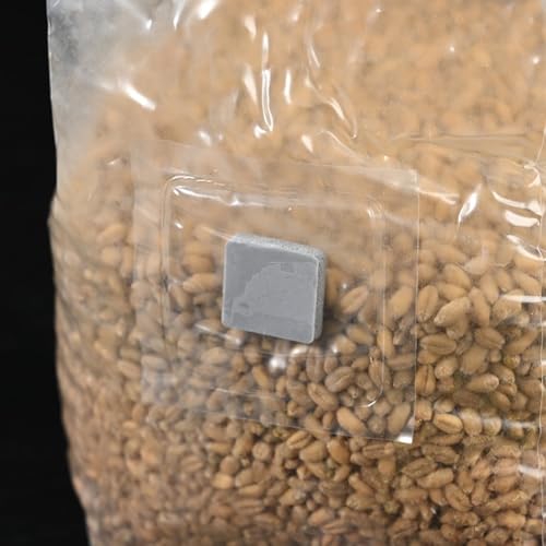 Oniissy 10×High-Yield Mushroom Cultivation Bags: Sterilized & Versatile for All Setups,Mushroom Bags with Vents,Clear Breathable Mushroom Substrate Bag
