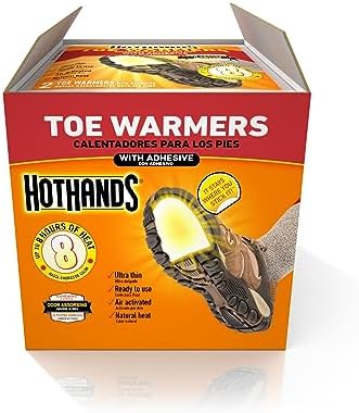 HotHands Toe Warmers - Long Lasting, Odorless, Air Activated - Up to 8 Hours of Heat - 20 Pair