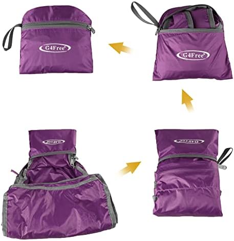 G4Free 20L Lightweight Packable Backpack Travel Hiking Daypack Foldable Backpack for Men Women
