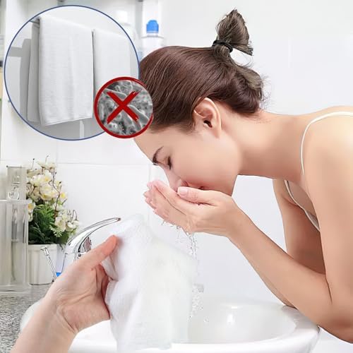 BigOtters 500PCS Compressed Towels, Bulk Disposable Towels for Face Portable Washcloths for Travel Expandable Wipes Tablets Survival Gear Kit for Outdoors Camping Hiking Hotel