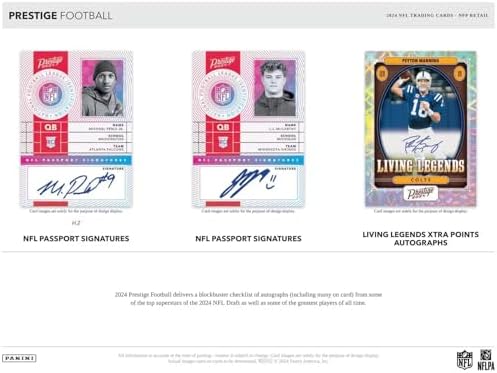 2024 Panini Prestige Football Trading Cards Blaster Box