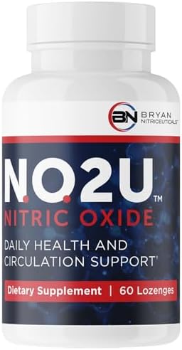 Bryan NITRICEUTICALS - Natural Nitric Oxide Supplements for Men & Women - Promotes Blood Circulation, Oxygen & Nutrient Delivery, Daily Wellness Support - No Gluten or Dairy - 60 Vegan Lozenges