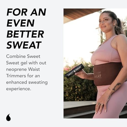 Sweet Sweat Workout Enhancer Roll-On Gel Stick - Makes You Sweat Harder and Faster, Use with Sweet Sweat Waist Trimmer