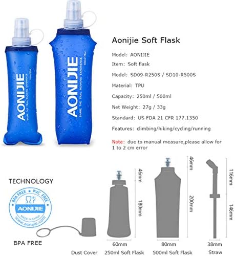 AONIJIE 5L Outdoor Sport Multifunctional Camping Backpack Cycling Running Climbing Hiking Hydration Vest Pack