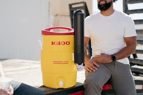 Igloo Sports Cooler Water Beverage Dispenser, Insulated 5 & 10 Gallon Water Cooler, Insulated Drink Dispenser with Spout, Portable Handwashing Stations