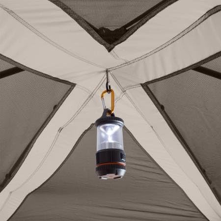Ozark Trail 11 Person 3 Room 14' x 14' Instant Cabin Tent (Orange)