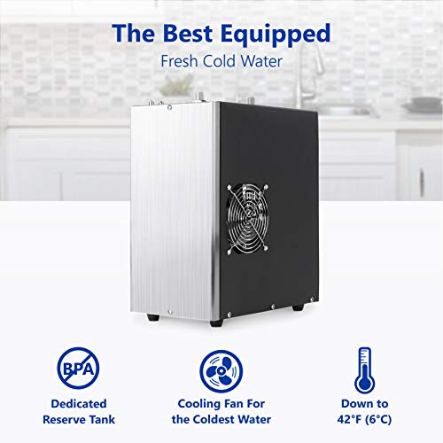 Express Water Universal Chiller Cooling System for Water Filters – Compatible with Reverse Osmosis Filtration Systems – Includes ¼” Quick Connect Set-Up