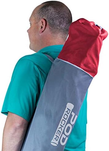 GCI Outdoor Pod Rocker Sling-Style Outdoor Rocking Chair with Beverage Holder & Phone Pocket