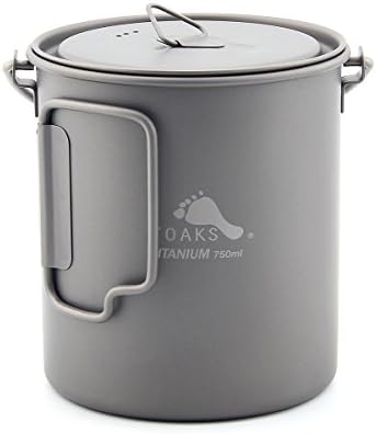 TOAKS Titanium 750ml Pot with Bail Handle